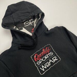 Nike Sportswear Club Fleece Hoodie Men’s S Black Graphic Pullover Sweatshirt